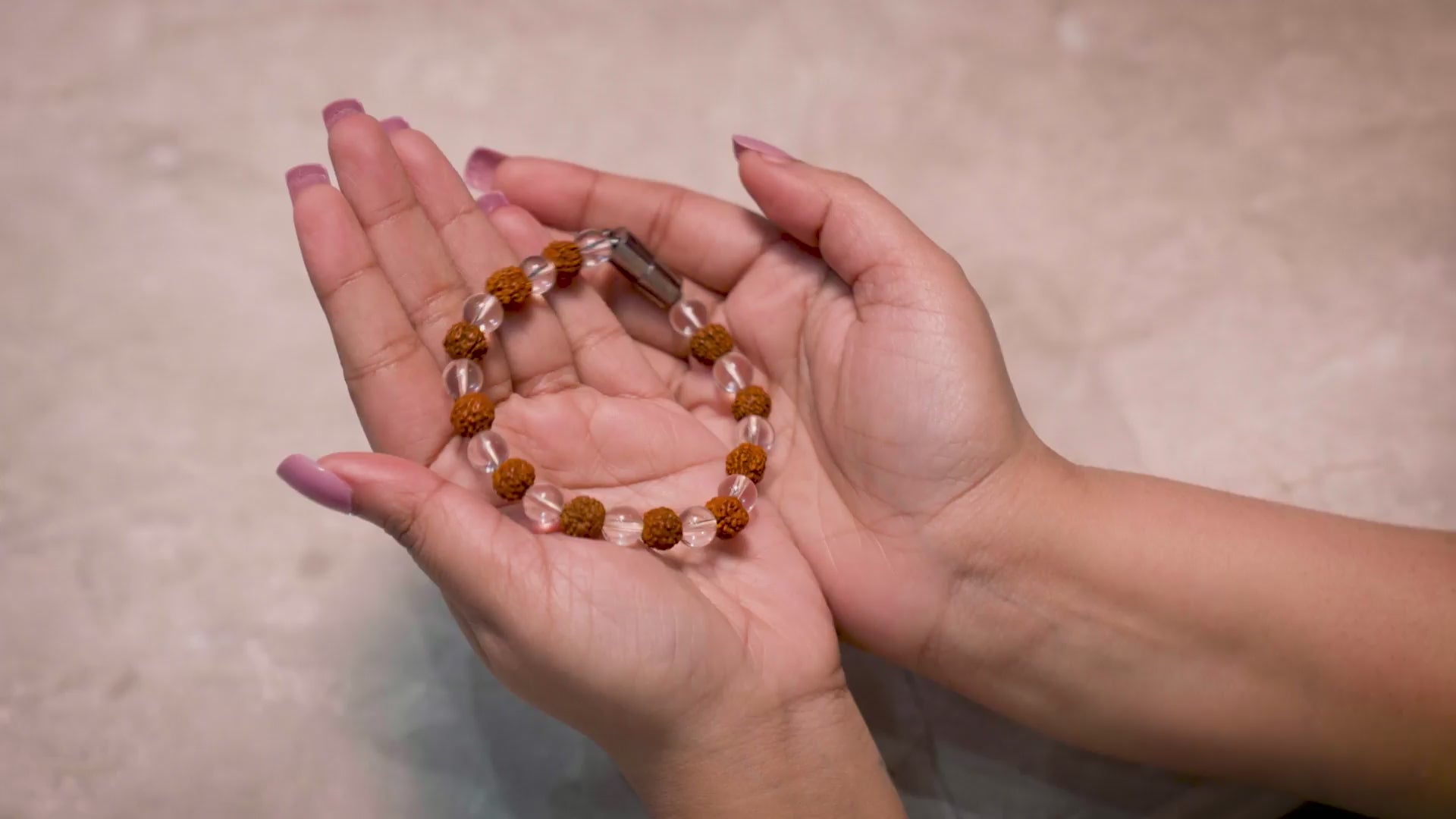 Original Rudraksha Crystal Magnetic Bracelet