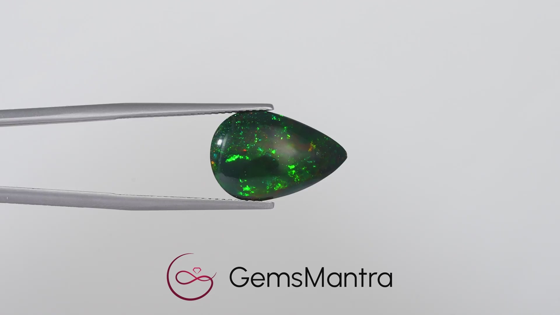 Black Opal (Treated) – 6.7 Carat / 7.4 Ratti [GM09489]