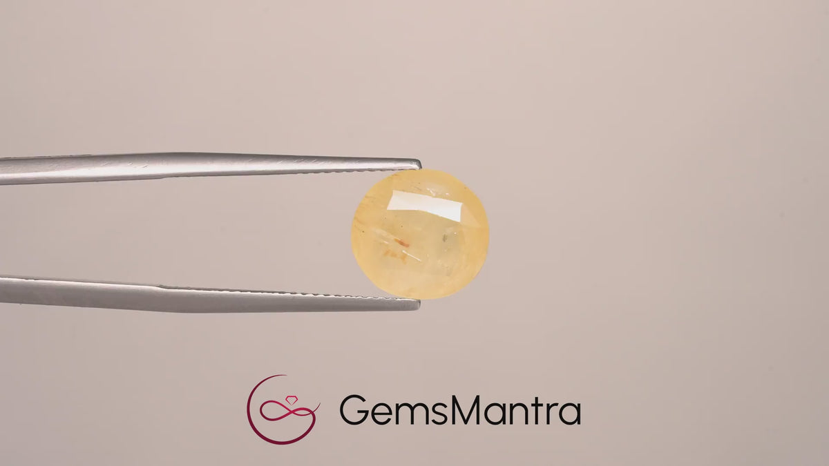 Yellow Sapphire - 5.28 Carats