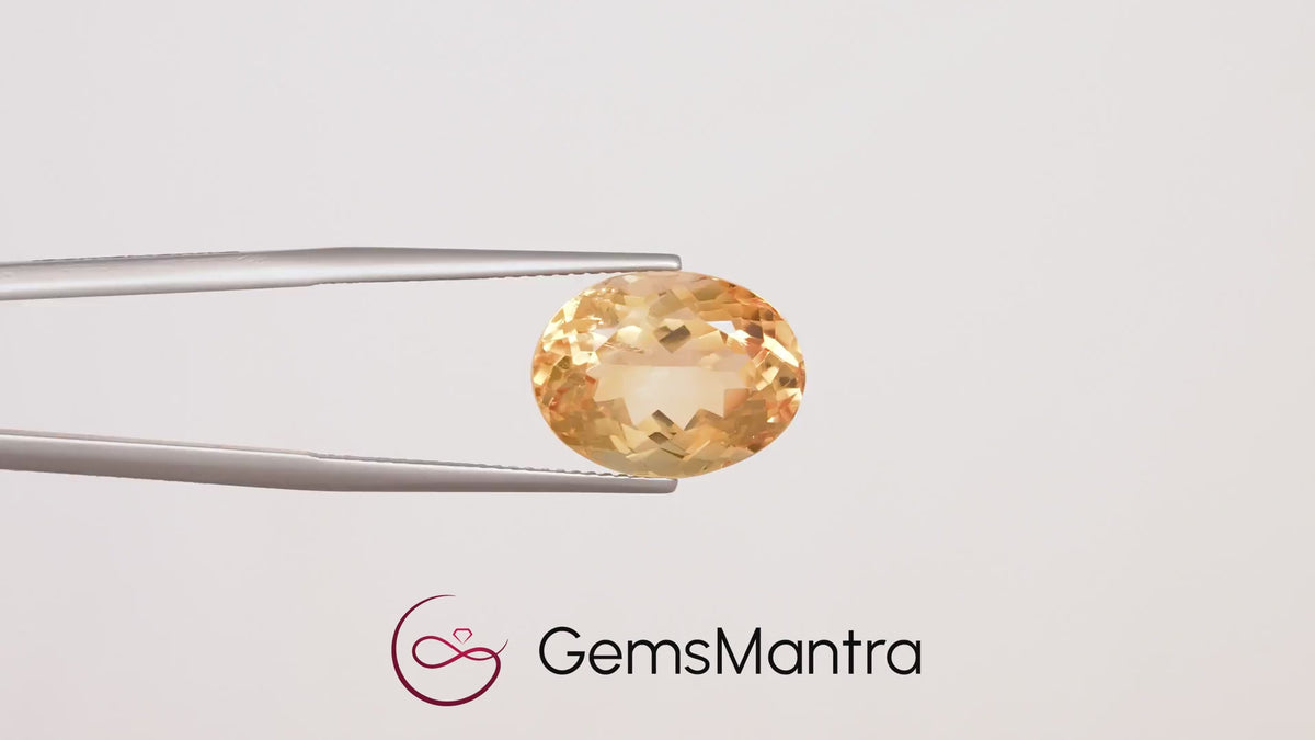 Citrine (Sunela) – 8.42 Carat / 9.3 Ratti [GM09258]