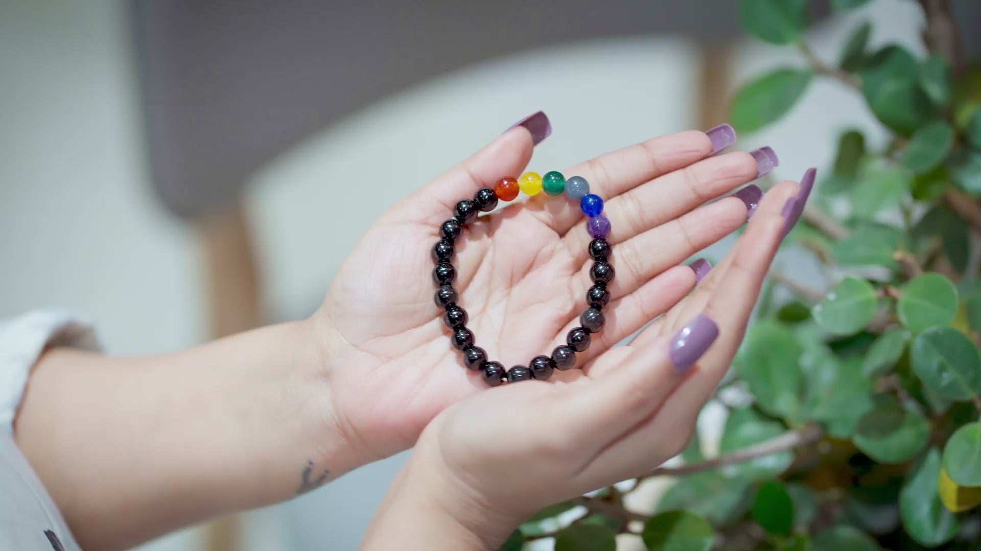 7 Chakra Agate Bracelet – Align & Balance
