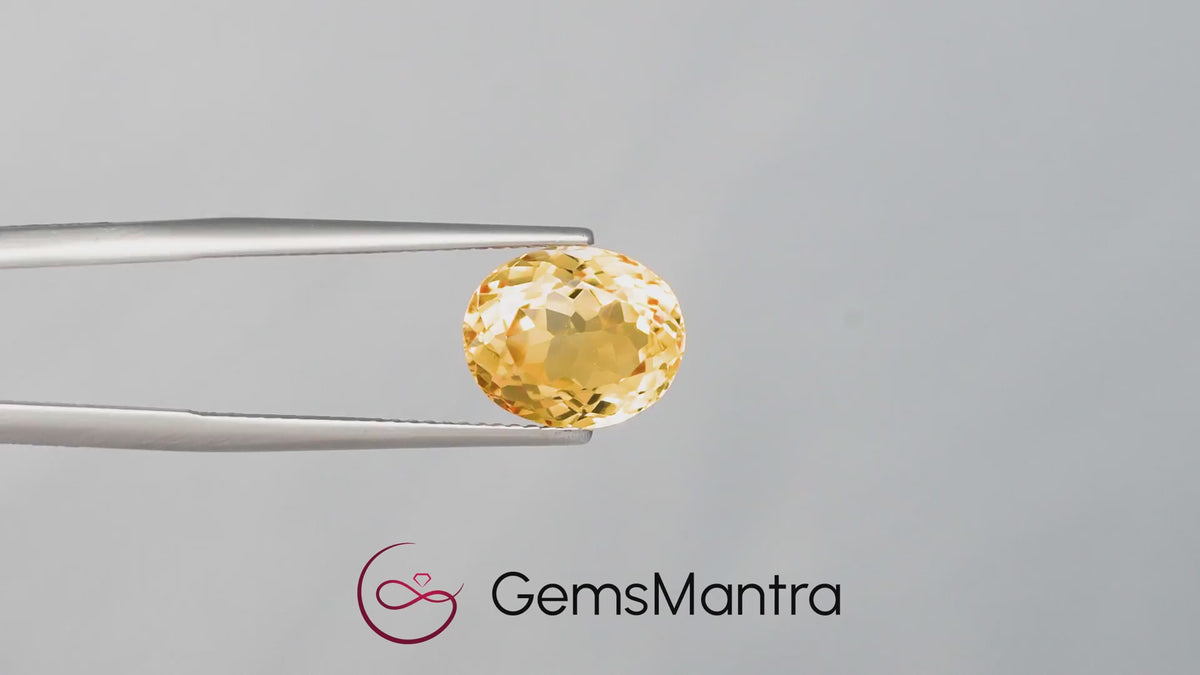 Citrine (Sunela) – 4.22 Carat / 4.6 Ratti [GM10072]