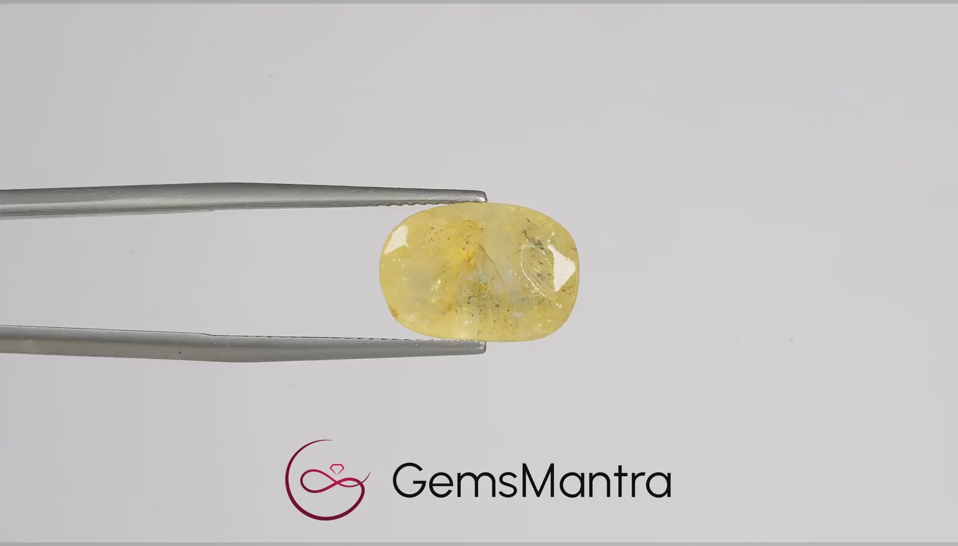 Ceylon Yellow Sapphire (Pukhraj) – 10.56 Carat / 11.6 Ratti [GM03053]