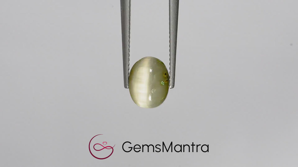 Cats Eye Quartz (Lehsunia) – 4.9 Carat / 5.4 Ratti [GM03131]