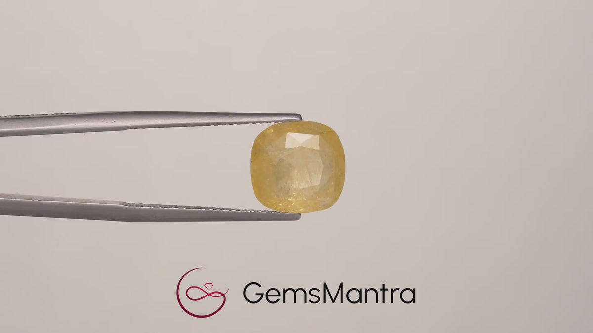 Yellow Sapphire - 6.64 Carats