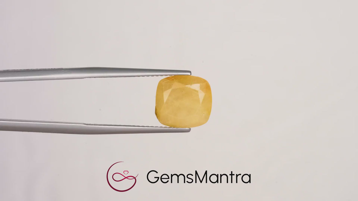 Yellow Sapphire - 7.18 Carats