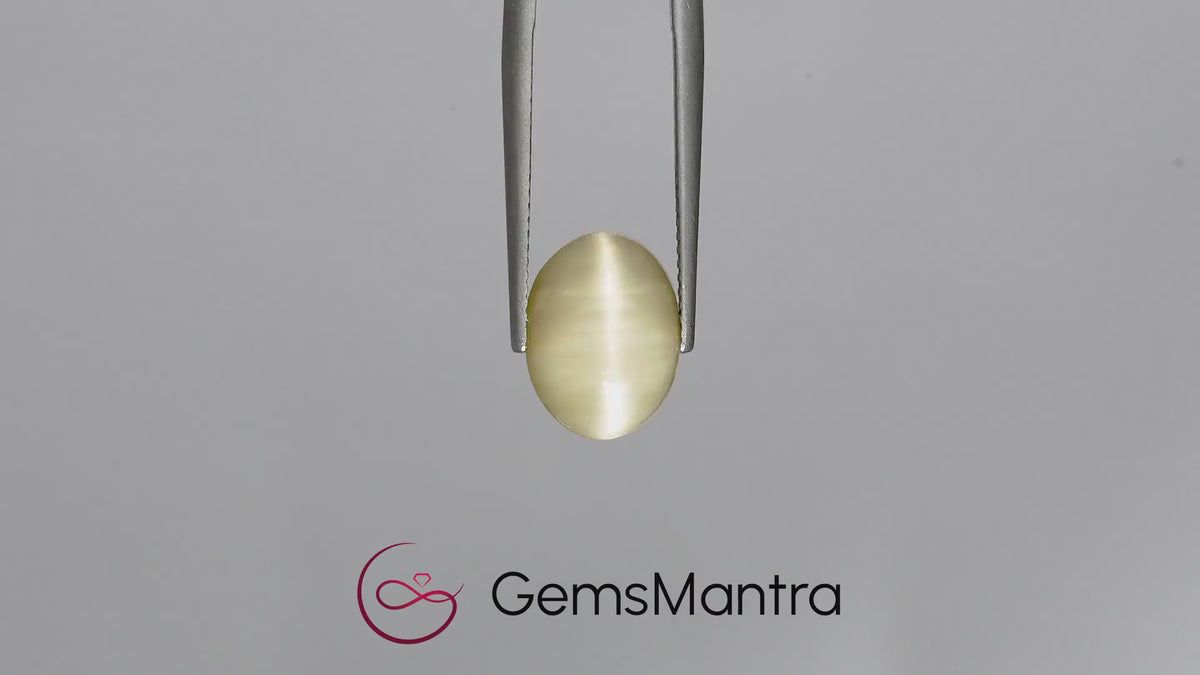 Cats Eye Quartz (Lehsunia) – 5.72 Carat / 6.3 Ratti [GM03153]