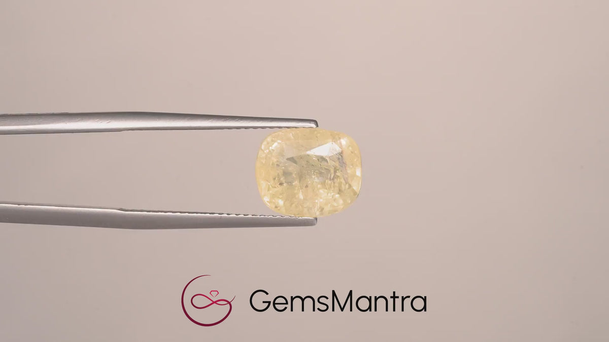 Yellow Sapphire - 6.44 Carats