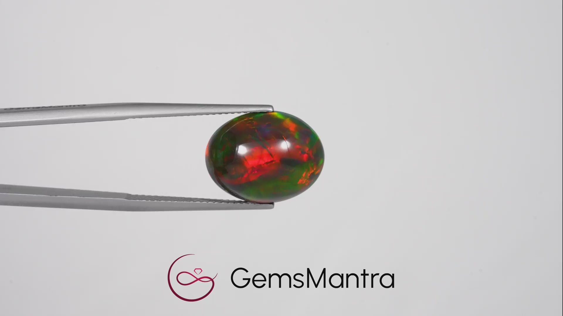 Black Opal (Treated) – 7.8 Carat / 8.6 Ratti [GM09488]
