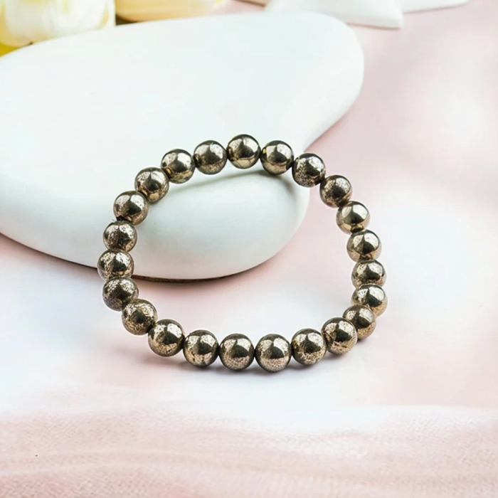 Pyrite Bracelet 8mm – Wealth & Success