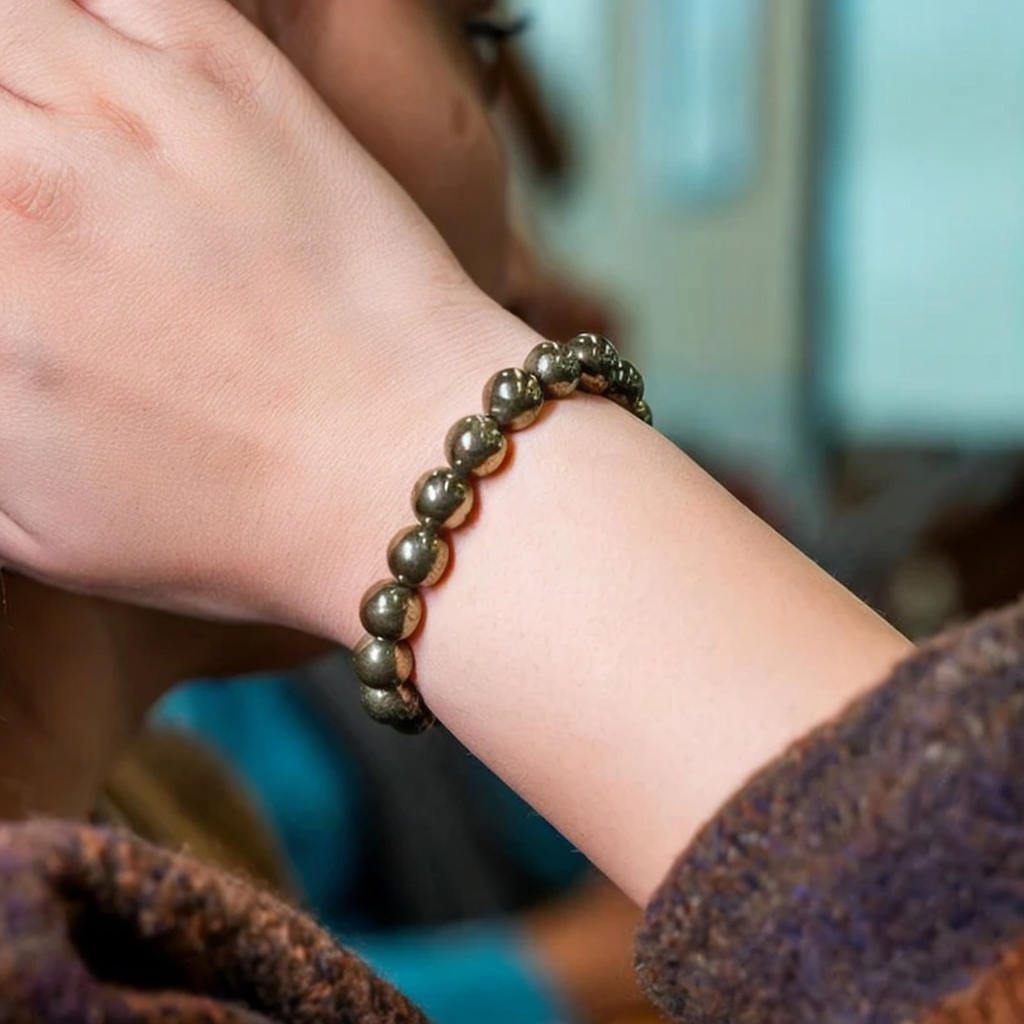 Pyrite Bracelet 8mm – Wealth & Success