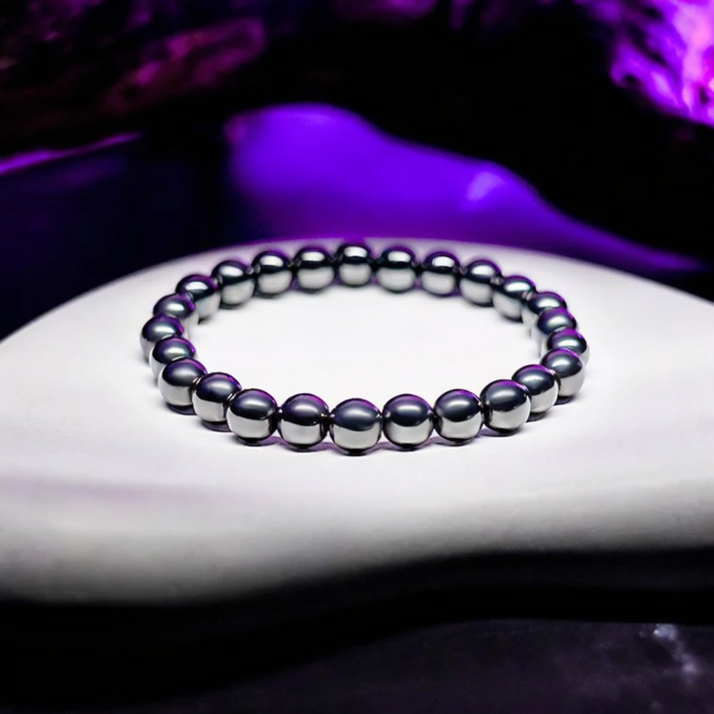 Hematite Bracelet – Grounding, Focus & Balance