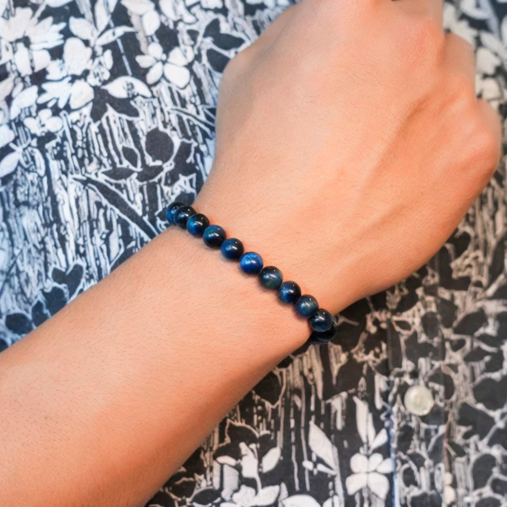Blue Tiger Eye Bracelet – Calm, Focus & Clarity