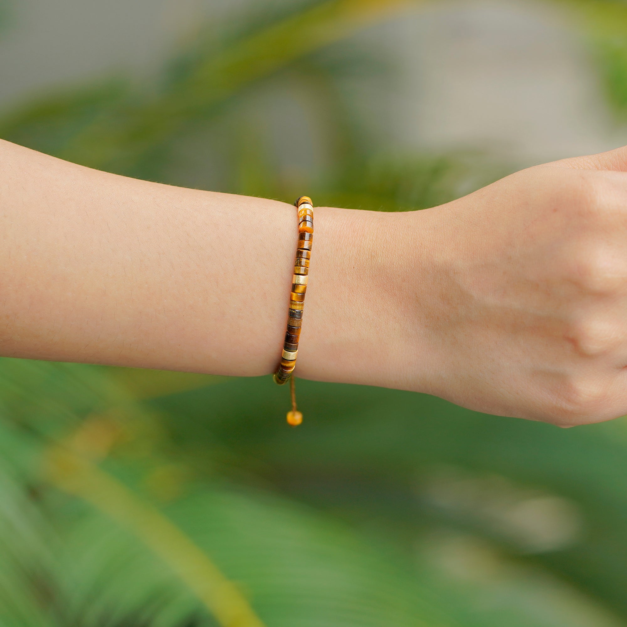 tiger eye bracelet for confidence strength positive energy