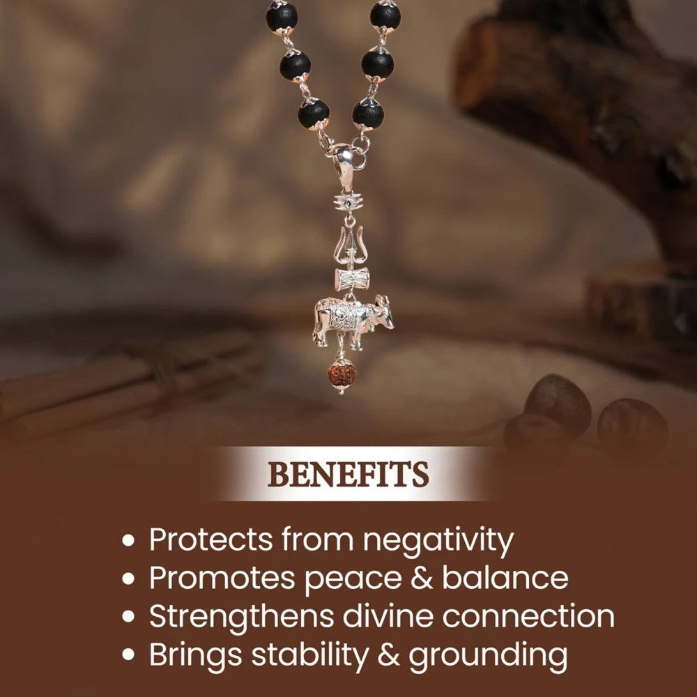 Shiv Nandi Protection Mala (Karungali)