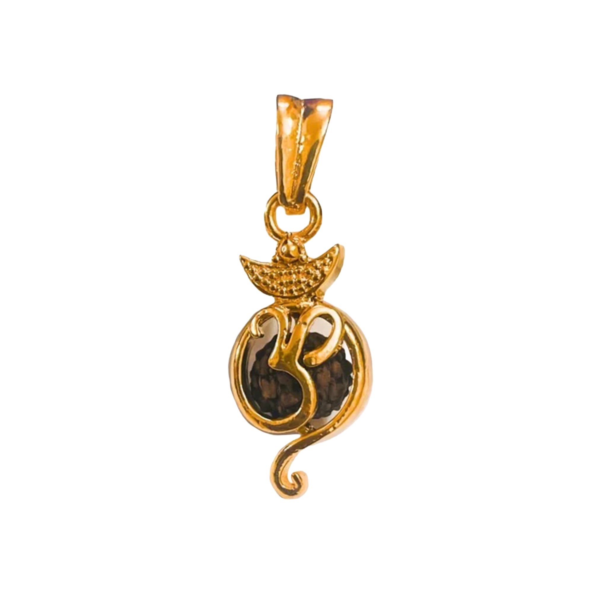 OM Ganesha Pendant – 24K Gold-Plated