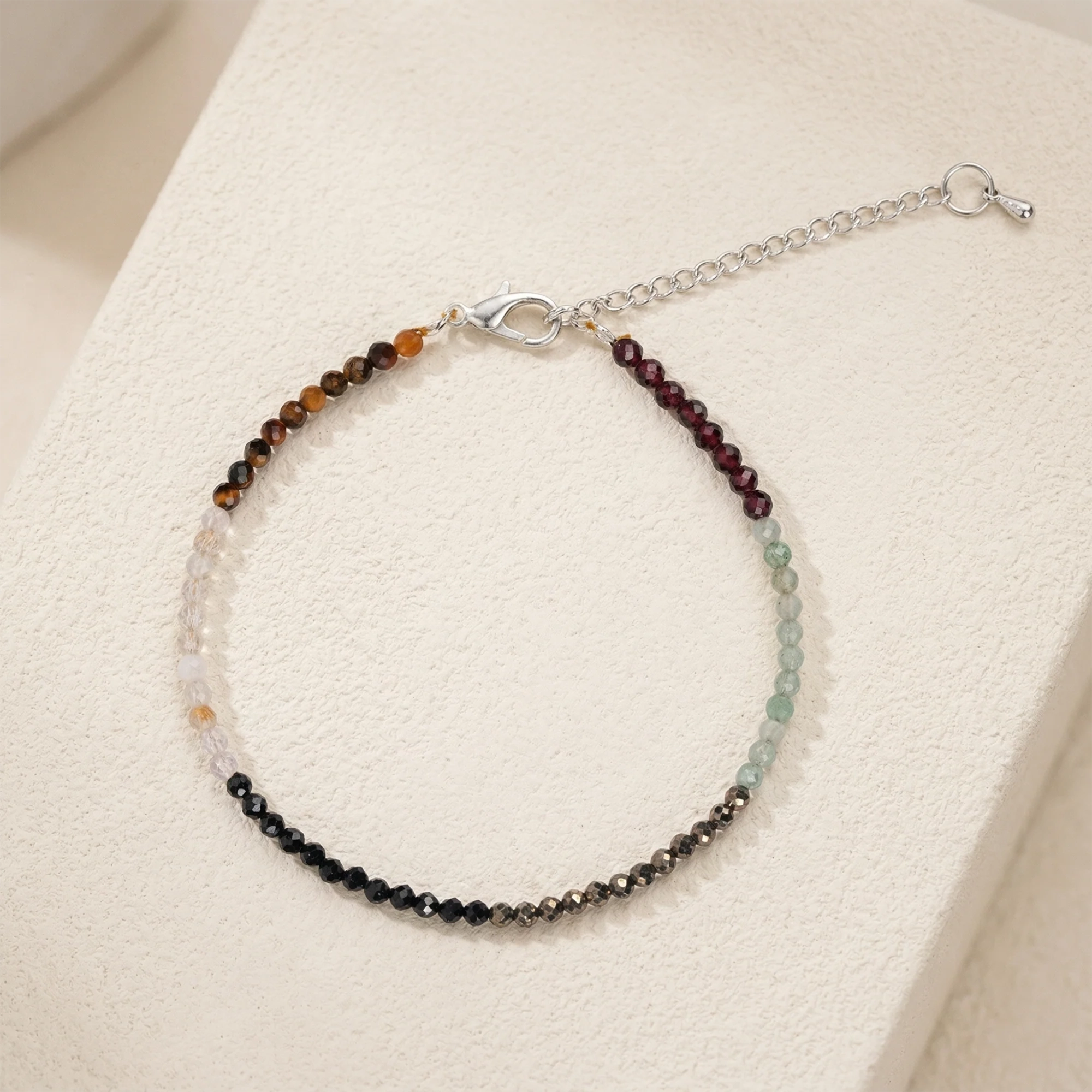 Dhan Yog Anklet – Natural Crystals, for Wealth