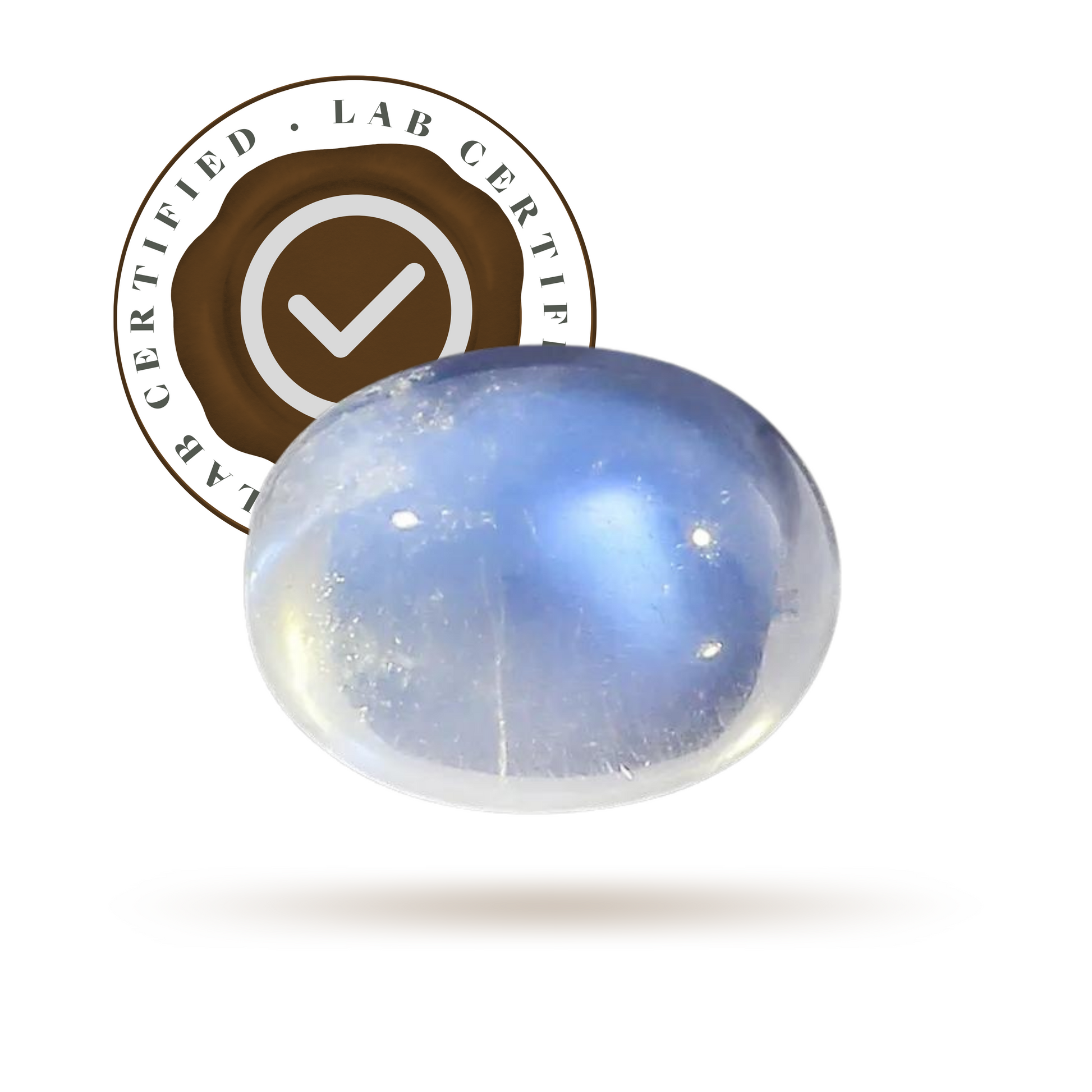 Moonstone - Blue Sheen (8 Ratti)-Gemsmantra-best-online-gems-shop-in-india
