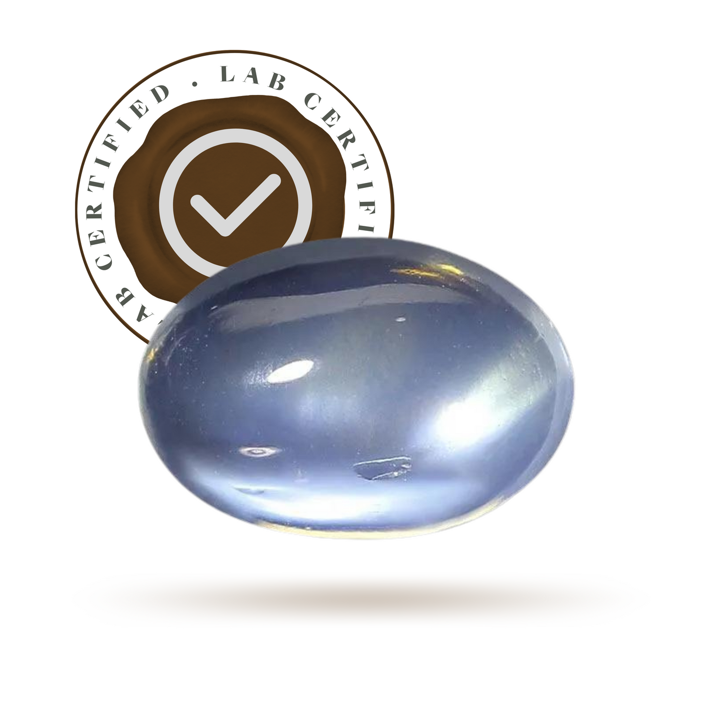 Moonstone - Blue Sheen Premium (4 Ratti)-Gemsmantra-best-online-gems-shop-in-india