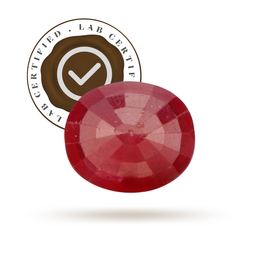 Ruby (Manik) Luxury - 10 Ratti-Gemsmantra-best-online-gems-shop-in-india